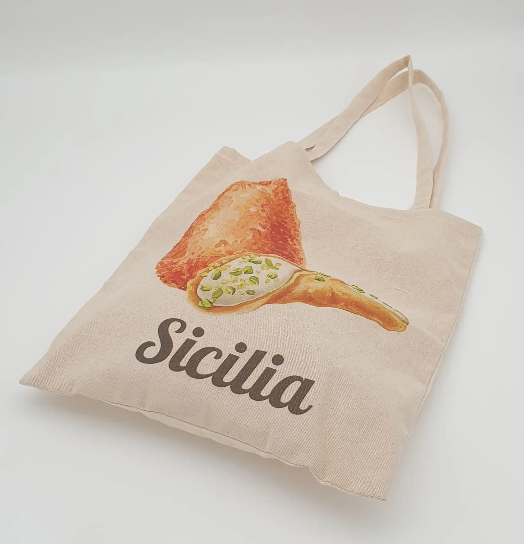 Borsa Cotone Arancino Sicilia - immagine 2