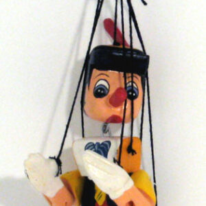 Burattino Pinocchio Legno Colorato 20 CM