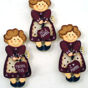 MAGNETE MAMMA LEGNO 
3ASS