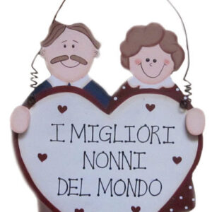 Nonni Legno C/Cuore Scritta