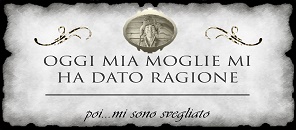 Placca Metallo "Moglie Ragione"