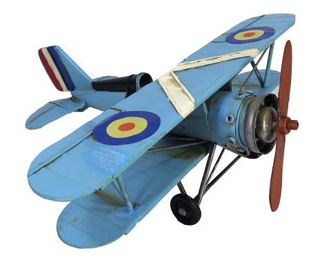 Aereo Metallo Azzurro