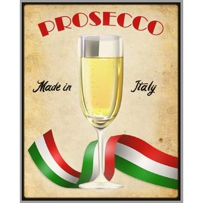 Placca metallo 'Prosecco'