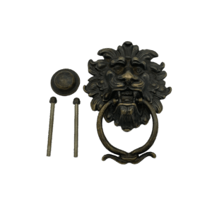 Battente Leone Maniglia Ottone Grande 07