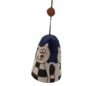 Campana "gatto allegro" assortiti S/10